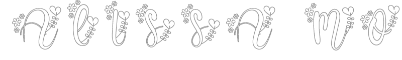 Alissa Monogram